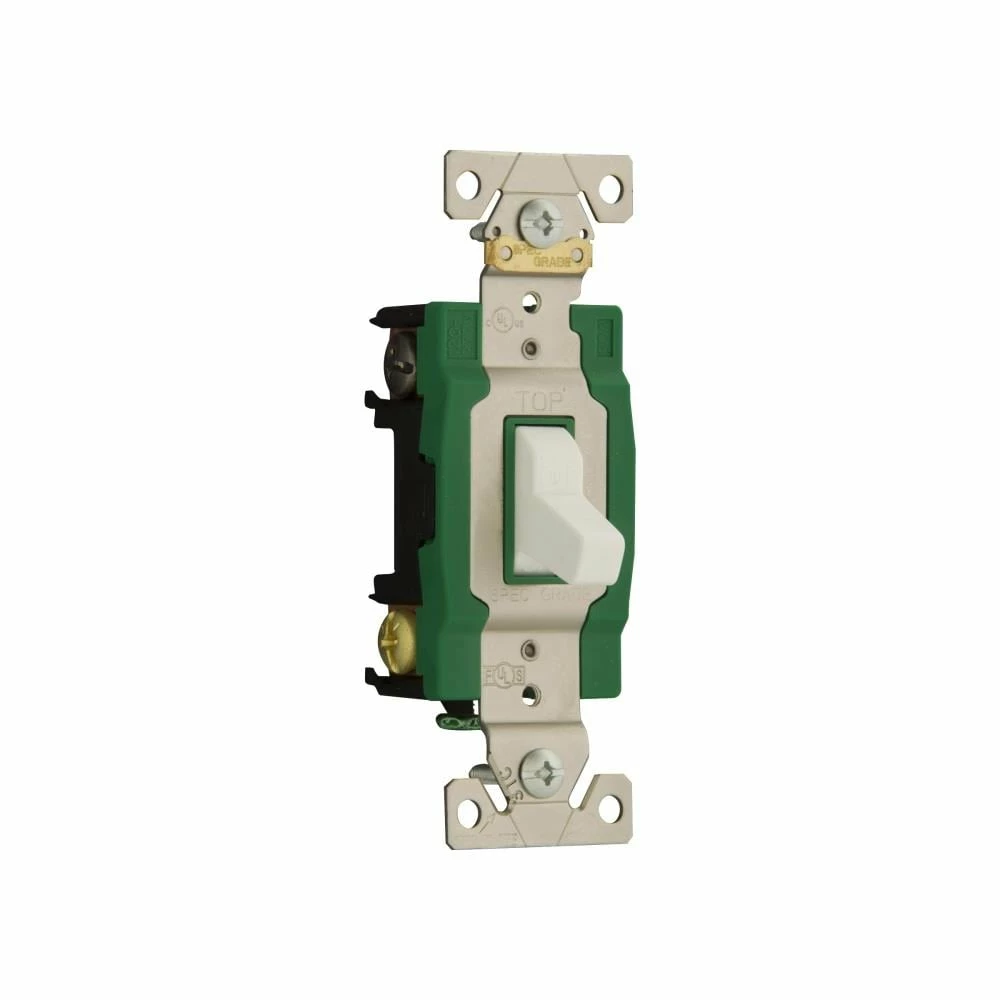 Top 10 โ๏ธ Eaton Light Switches 30-Amp Double Pole Toggle Light Switch, White ๐ 3 Top 10 โ๏ธ Eaton Light Switches 30-Amp Double Pole Toggle Light Switch, White ๐ - Image 3
