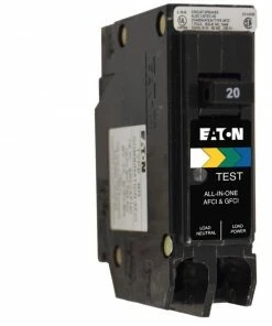 Brand new 💯 Eaton Circuit Breakers Type BR 20-amp 1-Pole Dual Function AFCI/GFCI Plug-On Neutral Circuit Breaker 👏