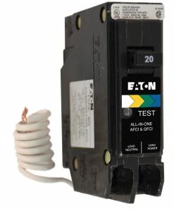 Best Sale 🤩 Eaton Circuit Breakers Type BR 20-Amp 1-Pole Dual Function AFCI/GFCI Circuit Breaker 🔥