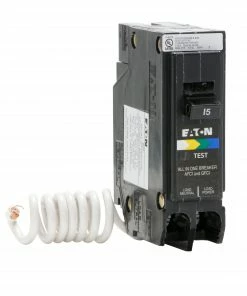 Budget ⌛ Eaton Circuit Breakers Type BR 15-Amp 1-Pole Dual Function AFCI/GFCI Circuit Breaker 👏 -EatonWagner Sales 12250564 scaled