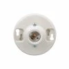 Best Pirce 🎉 Eaton Light Sockets Porcelain Keyless Ceiling Socket, White 🔔
