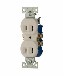 Hot Sale ❤️ Eaton Electrical Outlets 15-Amp Residential Duplex Outlet, White ✨