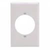Promo 💯 Eaton Wall Plates 1-Gang Midsize Round Wall Plate, White 👏