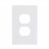 Best reviews of ⌛ Eaton Wall Plates 1-Gang Midsize Screwless Duplex Wall Plate, White ✔️