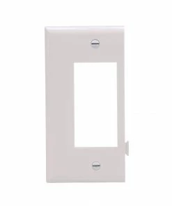 Cheap 💯 Eaton Wall Plates 1-Gang Midsize Decorator Wall Plate, White 🧨