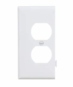 New 🤩 Eaton Wall Plates 1-Gang Midsize Duplex Wall Plate, White 🤩