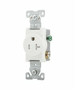 Best reviews of 😍 Eaton Electrical Outlets 20-Amp Tamper Resistant Residential/Commercial Round Outlet, White 💯