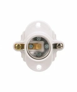 Cheap ๐ Eaton Light Sockets Plastic Keyless Cleat Socket, White โจ