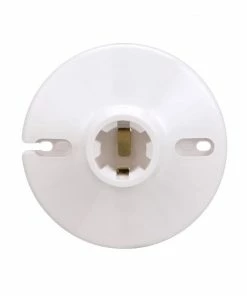 New ๐ Eaton Light Sockets Plastic Keyless Ceiling Socket, White ๐งจ