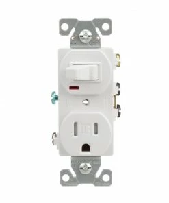 Flash Sale 💯 Eaton Electrical Outlets 15-Amp Tamper Resistant Residential/Commercial Duplex Switch Outlet, White 🧨
