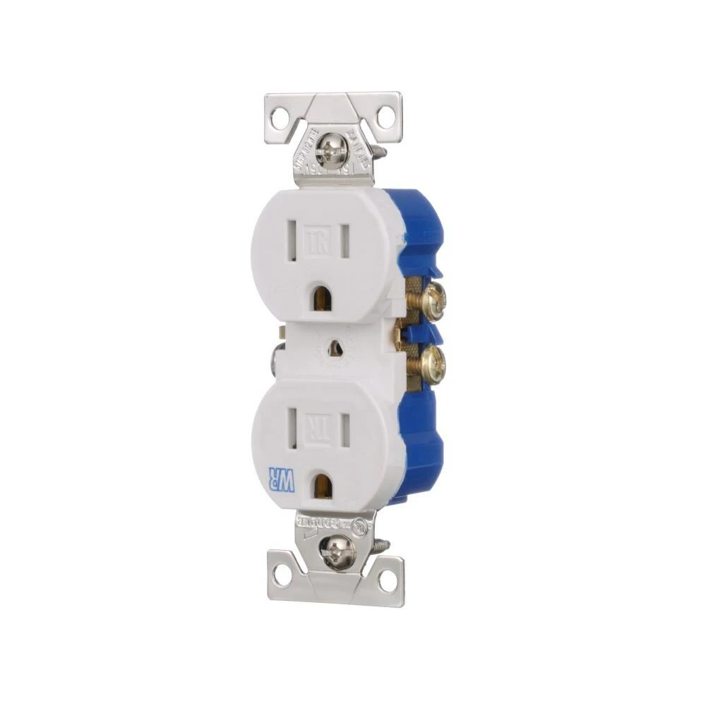New ๐คฉ Eaton Electrical Outlets 15-Amp Tamper Resistant Weather Resistant Residential Duplex Outlet, White ๐ 2 New ๐คฉ Eaton Electrical Outlets 15-Amp Tamper Resistant Weather Resistant Residential Duplex Outlet, White ๐ - Image 2