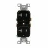 New 🔥 Eaton Electrical Outlets 20-Amp Tamper Resistant Commercial Duplex Outlet, Black 👍