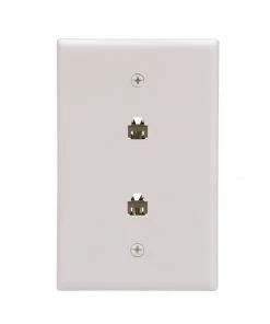 Outlet 😍 Eaton Wall Plates 1-Gang Midsize Wall Plate, White ⌛