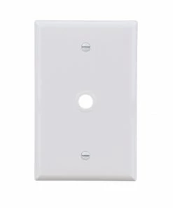 Deals 🔥 Eaton Wall Plates 1-Gang Coaxial Midsize Wall Plate, White 👏