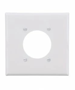 EatonWagner Sales 49 Coupon ⌛ Eaton Wall Plates 2-Gang Midsize Round Wall Plate, White 🤩
