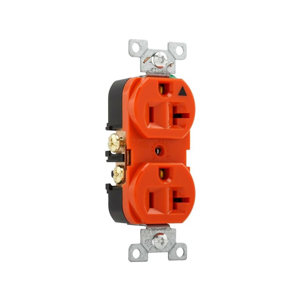 Best deal โค๏ธ Eaton Electrical Outlets Arrow Hart 20-Amp Residential/Commercial Duplex Outlet, Orange ๐ 1 Best deal โค๏ธ Eaton Electrical Outlets Arrow Hart 20-Amp Residential/Commercial Duplex Outlet, Orange ๐