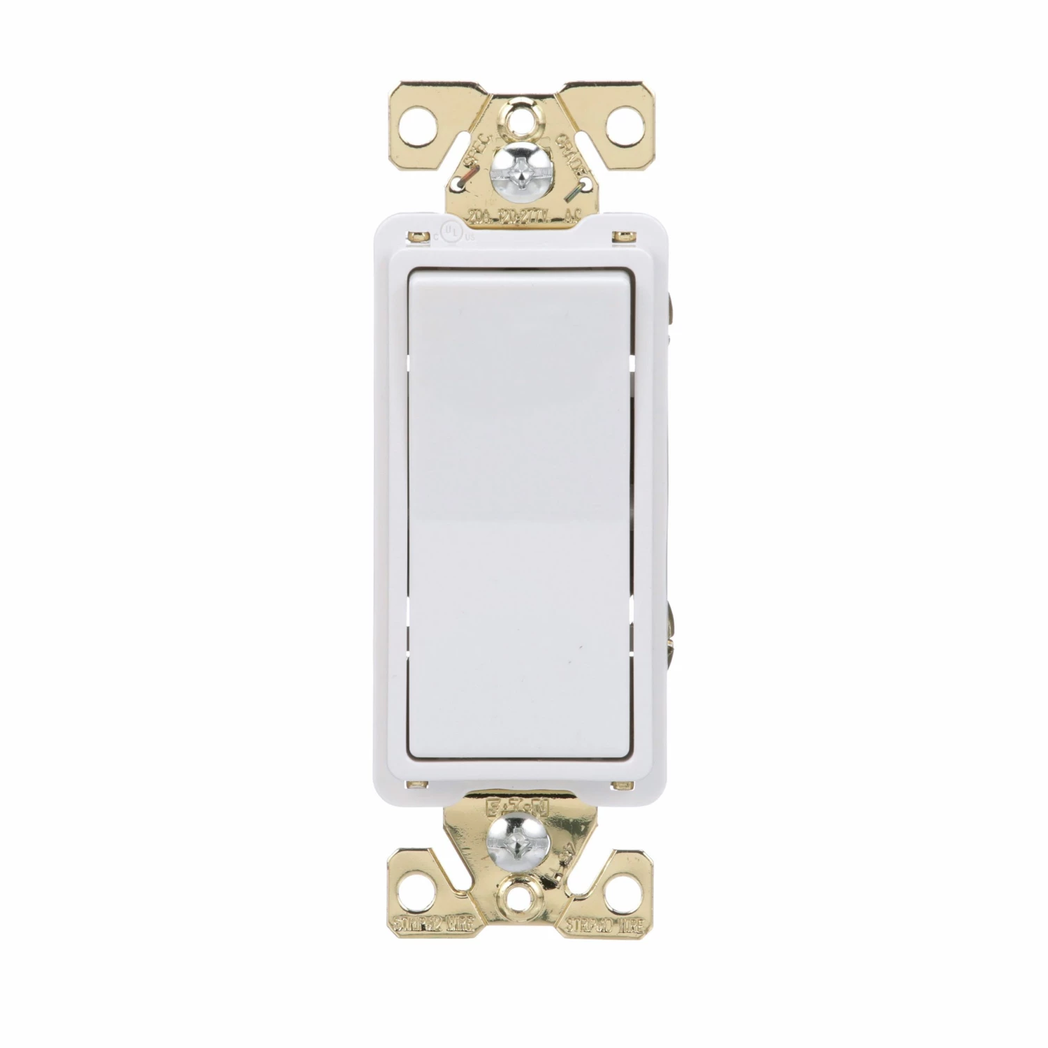 Wholesale 🎁 Eaton Light Switches 20-Amp Single-Pole Rocker Light Switch, White ❤️ 1 Wholesale 🎁 Eaton Light Switches 20-Amp Single-Pole Rocker Light Switch, White ❤️