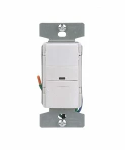 New ✨ Eaton Light Sensors Single-Pole/3-Way 15-Amp Occupancy Motion Sensor Light Switch, White 🧨