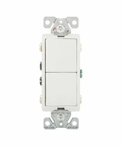 Flash Sale ⌛ Eaton Light Switches 15-Amp 3-Way Rocker Light Switch, White ✨