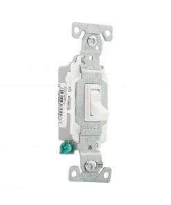 Buy โค๏ธ Eaton Light Switches 15-Amp Single-Pole Toggle Light Switch, White ๐