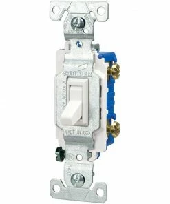 Cheapest ⌛ Eaton Light Switches 15-Amp Single-Pole Illuminated Toggle Light Switch, White 😍