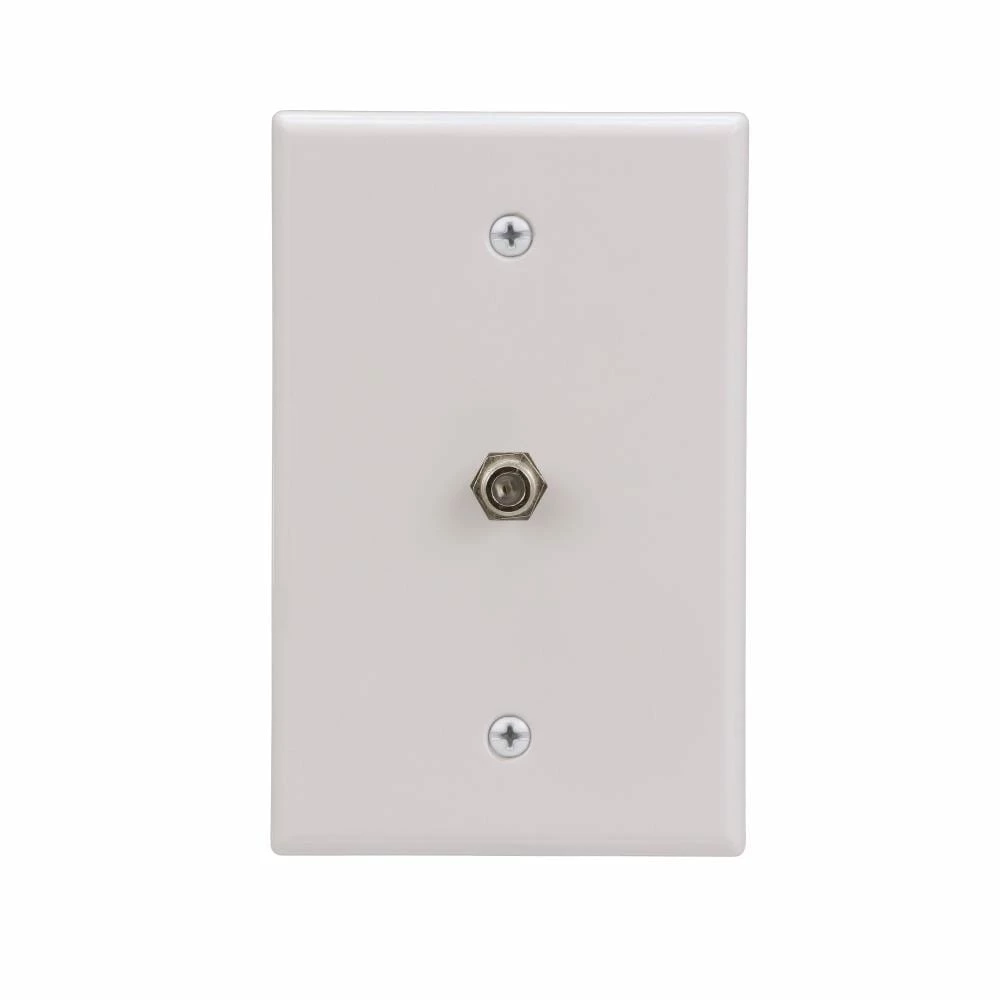 Cheapest ๐งจ Eaton Wall Plates 1-Gang Coaxial Midsize Wall Plate, White ๐ 1 Cheapest ๐งจ Eaton Wall Plates 1-Gang Coaxial Midsize Wall Plate, White ๐