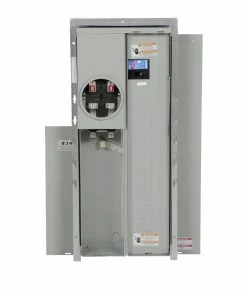 Budget โจ Eaton Breaker Boxes Type BR 200-Amp 20-Spaces 40-Circuit Main Breaker Meter Combo Load Center ๐