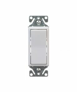 EatonWagner Sales 10 Cheap 🤩 Eaton Light Switches 15-Amp Single-Pole Illuminated Rocker Light Switch, White 🤩