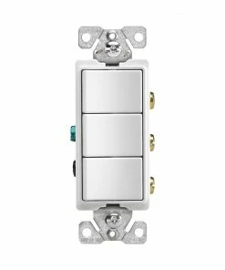 Flash Sale 🌟 Eaton Light Switches 15-Amp Single-Pole Rocker Light Switch, White 💯