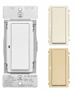 EatonWagner Sales 57 Top 10 ๐ Eaton Light Switches Wi-Fi Smart 15-Amp Single-pole/3-way Smart Push Light Switch, White/Light Almond/Ivory ๐