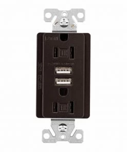 Best Pirce ๐ Eaton Electrical Outlets 15-Amp Tamper Resistant Residential/Commercial Decorator USB Outlet Dual Type A, Oil-Rubbed Bronze โจ