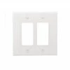 New ❤️ Eaton Wall Plates 2-Gang Jumbo Decorator Wall Plate, White ✔️