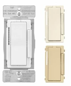 Buy 😍 Eaton Light Dimmers Wi-Fi Smart Single-Pole/3-Way Smart with LED Decorator Master Dimmer, White/Light Almond/Ivory 😍