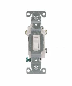 Best Sale ๐ Eaton Light Switches 15-Amp 3-Way Toggle Light Switch, White ๐