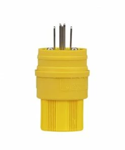 Cheap 🎁 Eaton Plugs & Connectors Arrow Hart 15-Amps 125-Volt NEMA 5-15 Watertight Industrial Straight Plug 🤩 -EatonWagner Sales 42144422