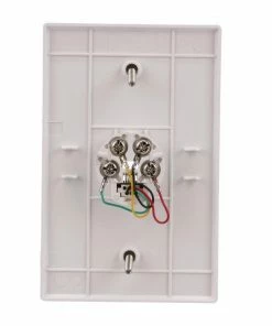 Deals ⌛ Eaton Wall Plates 1-Gang Coaxial Midsize Wall Plate, White ❤️ -EatonWagner Sales 42152872