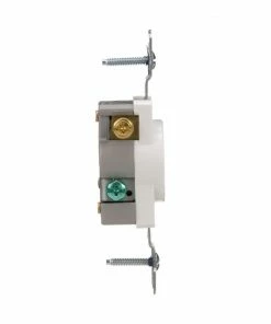 Cheap 🌟 Eaton Electrical Outlets 15-Amp Commercial Round Outlet, White 🎉 -EatonWagner Sales 42172828