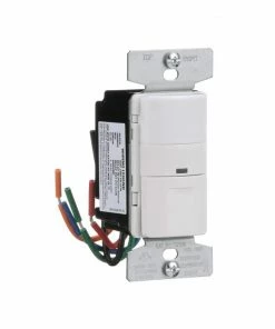 New ✨ Eaton Light Sensors Single-Pole/3-Way 15-Amp Occupancy Motion Sensor Light Switch, White 🧨 11 New ✨ Eaton Light Sensors Single-Pole/3-Way 15-Amp Occupancy Motion Sensor Light Switch, White 🧨 -EatonWagner Sales 42178572