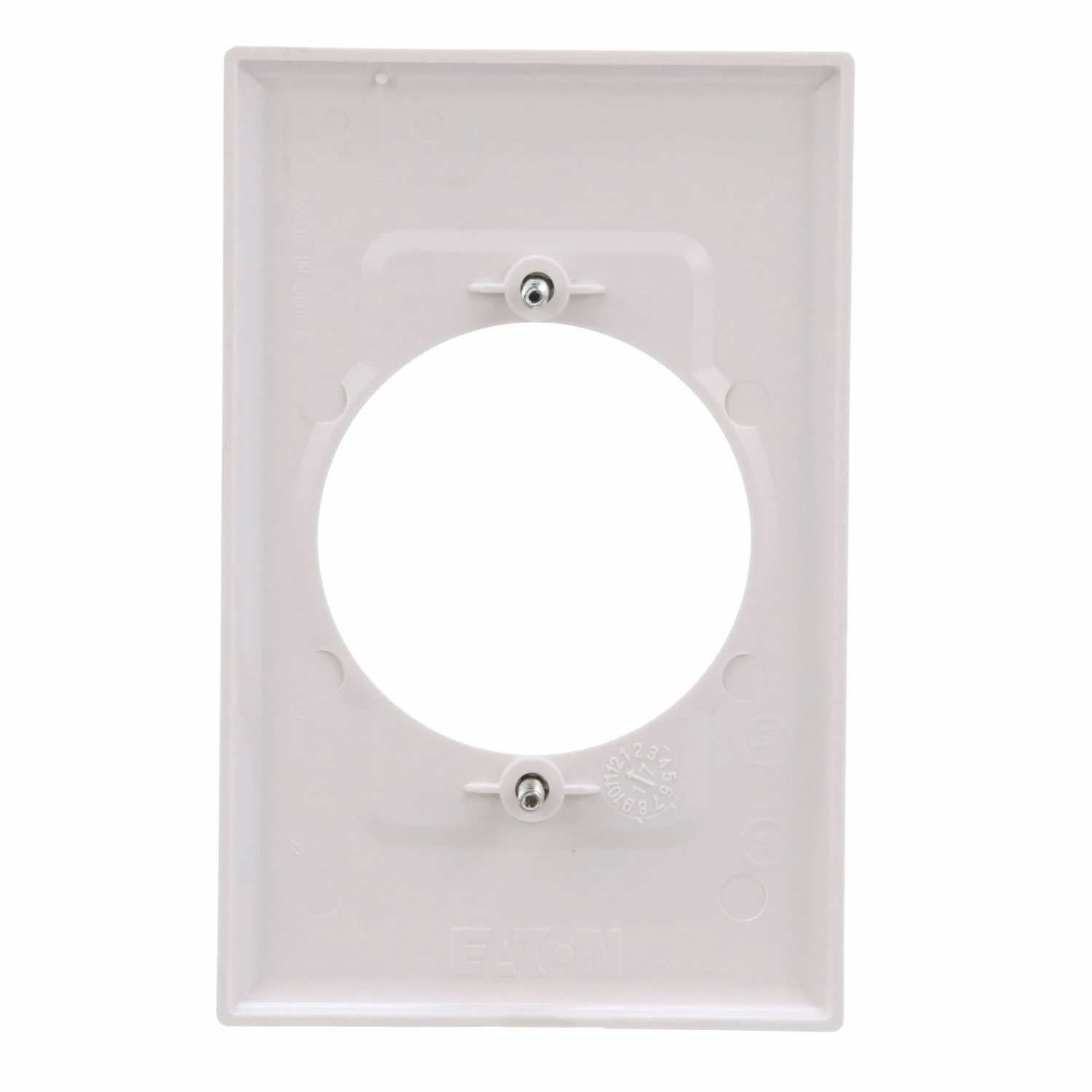 Promo ๐ฏ Eaton Wall Plates 1-Gang Midsize Round Wall Plate, White ๐ 4 Promo ๐ฏ Eaton Wall Plates 1-Gang Midsize Round Wall Plate, White ๐ - Image 4