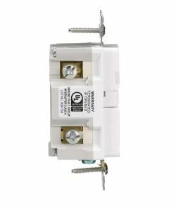 Discount 🔔 Eaton Electrical Outlets 15-Amp Tamper Resistant GFCI Residential/Commercial Decorator Outlet with Night Light, White 🛒 -EatonWagner Sales 42215482 scaled