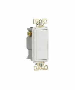 Budget ✔️ Eaton Light Switches 20-Amp 3-Way Rocker Light Switch, White 🔥 -EatonWagner Sales 42234118 scaled