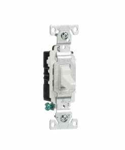 Budget ✨ Eaton Light Switches 20-Amp Single-Pole Toggle Light Switch, White 🎉 -EatonWagner Sales 42247214 scaled
