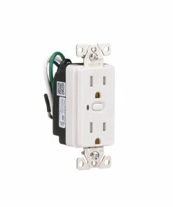 Budget 🔥 Eaton Electrical Outlets Z-Wave Plus 15-Amp Tamper Resistant Residential Decorator Smart Outlet, White 🤩 -EatonWagner Sales 42247771