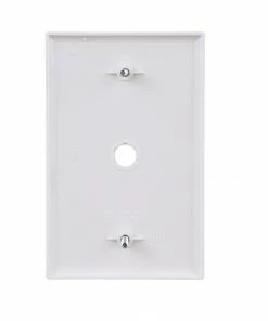 Deals 🔥 Eaton Wall Plates 1-Gang Coaxial Midsize Wall Plate, White 👏 -EatonWagner Sales 42698704 scaled