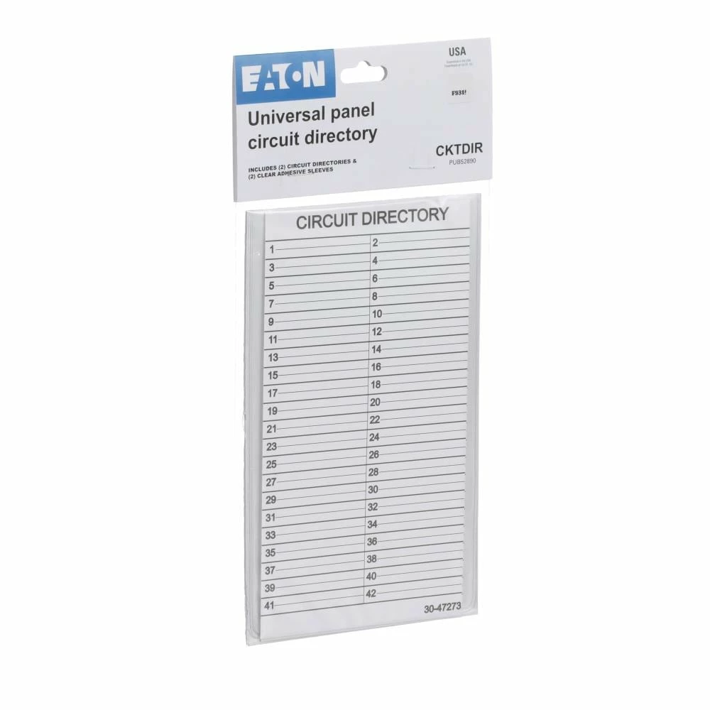 Best Sale 🎁 Eaton Breaker Box Parts 4-in Panel Circuit Directory 🔥 6 Best Sale 🎁 Eaton Breaker Box Parts 4-in Panel Circuit Directory 🔥 - Image 6