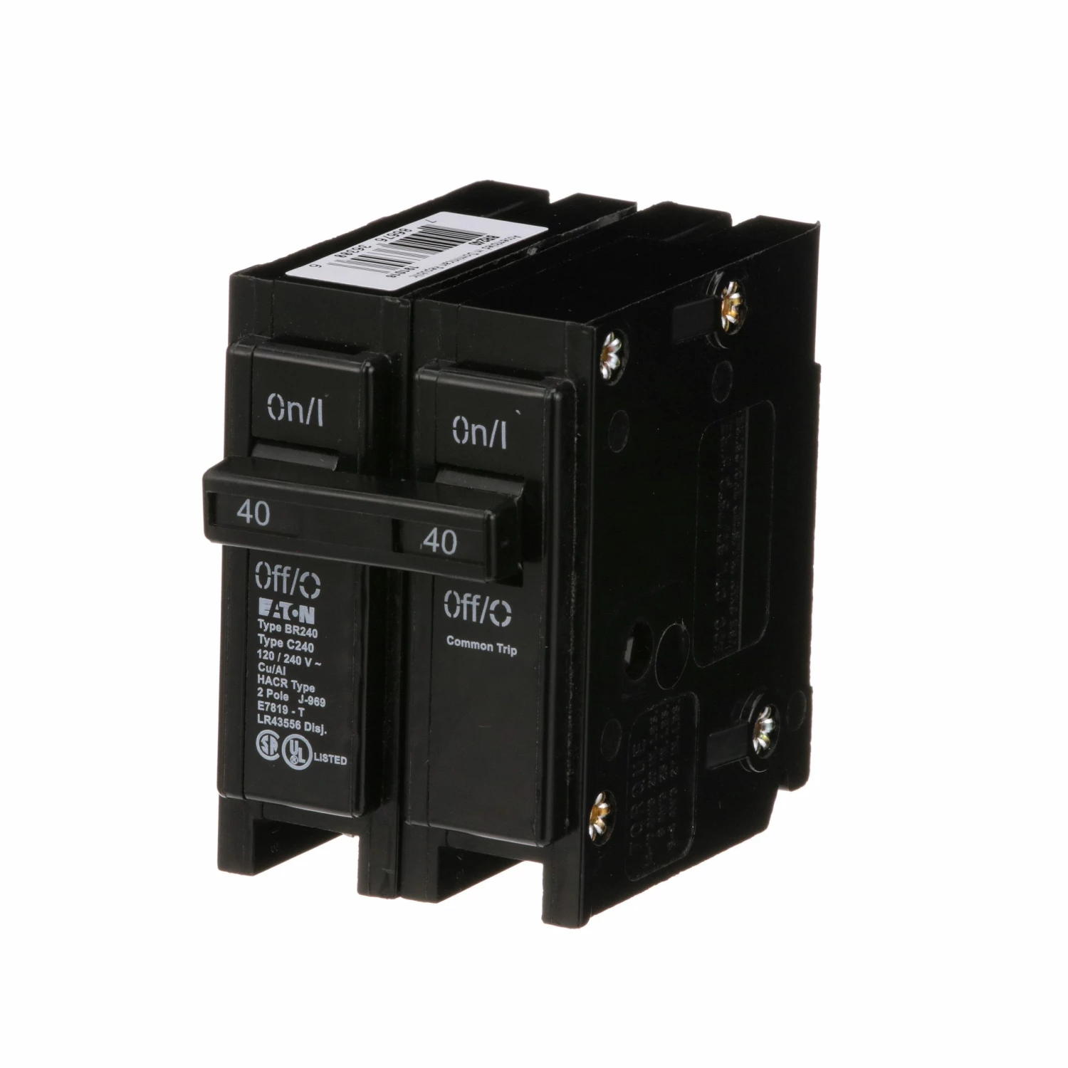 Best Sale ๐ Eaton Circuit Breakers Type BR 40-Amp 2-Pole Standard Trip Circuit Breaker ๐งจ 3 Best Sale ๐ Eaton Circuit Breakers Type BR 40-Amp 2-Pole Standard Trip Circuit Breaker ๐งจ - Image 3