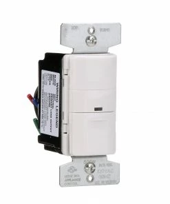 Coupon ⌛ Eaton Light Sensors Single-Pole/3-Way 5-Amp Occupancy Motion Sensor Light Switch, White, Ivory, Light Almond ⌛ -EatonWagner Sales 43230352 scaled