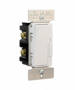 Best reviews of ❤️ Eaton Light Dimmers Universal dimmers Single-Pole/3-Way LED Decorator Light Dimmer, White (2-Pack) 🔔 -EatonWagner Sales 44134204 scaled